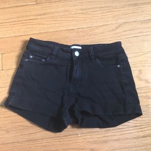 Black Jean shorts from Abound!